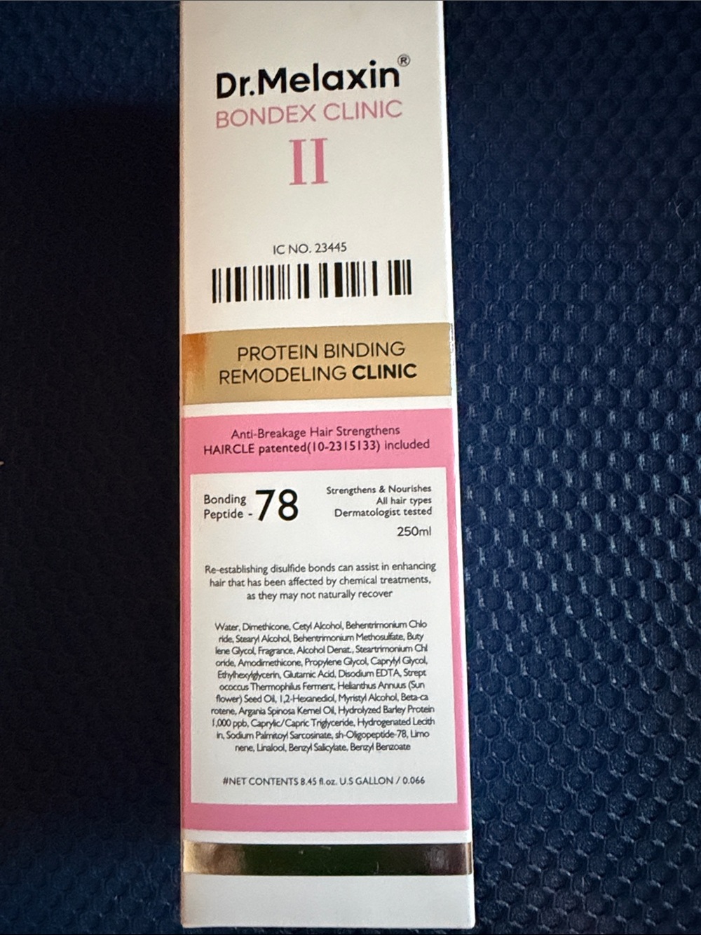 Dr Melaxin Bondex Clinic II Protein Binding Remodeling Shampoo